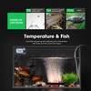 image:imageVIVOSUN 4Pack LCD Digital Aquarium Thermometer Fish Tank Water Terrarium Temperature with Suction Cup for Turtle4 packs