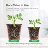 image:imageVIVOSUN 50 Pcs 6 Inch Plastic Plant Nursery Pots Seed Starting Pot Flower Plant Container for Seedlings Cuttings Transplanting4 inch
