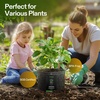 image:imageVIVOSUN 5Pack 10 Gallon Grow Bags 500G Thick Nonwoven Fabric Pots with Strap Handles MultiPurpose Rings for Low Stress Plant Training Fruits Vegetables and Flowers5 Gal