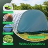 image:imageVIVOSUN Black and White Panda Film 10 x 10 55 Mil Poly Film Blackout Tarp for Warm House1050FT Pack of 2