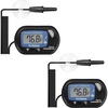 image:imageVIVOSUN 4Pack LCD Digital Aquarium Thermometer Fish Tank Water Terrarium Temperature with Suction Cup for Turtle2 packs