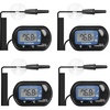 image:imageVIVOSUN 4Pack LCD Digital Aquarium Thermometer Fish Tank Water Terrarium Temperature with Suction Cup for Turtle4 packs