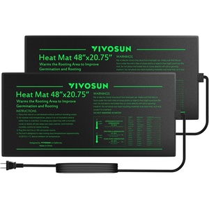 image:imageVIVOSUN 2 Pack Durable Waterproof Seedling Heat Mat 10 x 2075 UL amp METCertified Warm Hydroponic Heating Pad for Germination Indoor Gardening Greenhouse48 x 2075  2pack