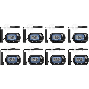 image:imageVIVOSUN 4Pack LCD Digital Aquarium Thermometer Fish Tank Water Terrarium Temperature with Suction Cup for Turtle8 packs