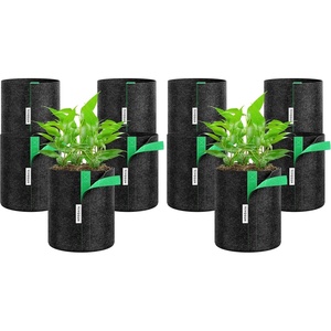 image:imageVIVOSUN 5Pack 1 Gallon Grow Bags Fabric Pots with SelfAdhesion Sides for Transplanting2 gallon Pack of 2