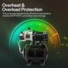 image:imageVIVOSUN 1HP Water Transfer Pump 2700GPH Cast Iron Casing Water Transfer Utility Pump with ONOFF Switch Hose Adapters Brass Connectors and Suction Strainer for Pools Ponds Aquariums Black16HP1320GPH With Tank