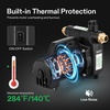 image:imageVIVOSUN 1HP Water Transfer Pump 2700GPH Cast Iron Casing Water Transfer Utility Pump with ONOFF Switch Hose Adapters Brass Connectors and Suction Strainer for Pools Ponds Aquariums Black1HP2700GPH