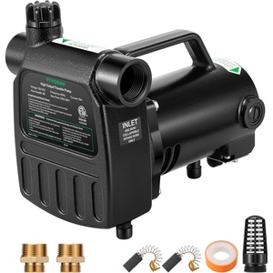 image:imageVIVOSUN 1HP Water Transfer Pump 2700GPH Cast Iron Casing Water Transfer Utility Pump with ONOFF Switch Hose Adapters Brass Connectors and Suction Strainer for Pools Ponds Aquariums Black1HP2700GPH