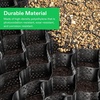 image:imageVIVOSUN 3 Depth Ground Grid 65 x 17 ft HighDensity HDPE Geo Cell 1885 lb per sq ft Load Foldable amp Tensile Easy Installation with Gloves Ideal for Gardens Driveways Pathways Slopes4 inch depth 917ft