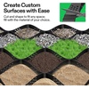 image:imageVIVOSUN 3 Depth Ground Grid 65 x 17 ft HighDensity HDPE Geo Cell 1885 lb per sq ft Load Foldable amp Tensile Easy Installation with Gloves Ideal for Gardens Driveways Pathways Slopes2 inch depth 6517ft