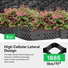 image:imageVIVOSUN 3 Depth Ground Grid 65 x 17 ft HighDensity HDPE Geo Cell 1885 lb per sq ft Load Foldable amp Tensile Easy Installation with Gloves Ideal for Gardens Driveways Pathways Slopes4 inch depth 917ft