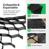 image:imageVIVOSUN 3 Depth Ground Grid 65 x 17 ft HighDensity HDPE Geo Cell 1885 lb per sq ft Load Foldable amp Tensile Easy Installation with Gloves Ideal for Gardens Driveways Pathways Slopes3 inch depth 917ft