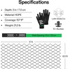 image:imageVIVOSUN 3 Depth Ground Grid 65 x 17 ft HighDensity HDPE Geo Cell 1885 lb per sq ft Load Foldable amp Tensile Easy Installation with Gloves Ideal for Gardens Driveways Pathways Slopes3 inch depth 6517ft