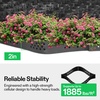 image:imageVIVOSUN 3 Depth Ground Grid 65 x 17 ft HighDensity HDPE Geo Cell 1885 lb per sq ft Load Foldable amp Tensile Easy Installation with Gloves Ideal for Gardens Driveways Pathways Slopes2 inch depth 6517ft