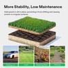 image:imageVIVOSUN 3 Depth Ground Grid 65 x 17 ft HighDensity HDPE Geo Cell 1885 lb per sq ft Load Foldable amp Tensile Easy Installation with Gloves Ideal for Gardens Driveways Pathways Slopes4 inch depth 917ft