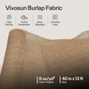 image:imageVIVOSUN 40 in x 13 ft Burlap Fabric High Density Natural Jute Fiber Multipurpose Burlap for Gardening Outdoor Plant Care Weed Barrier DIY Crafts and Decoration40 Inch X 13 Feet