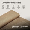 image:imageVIVOSUN 40 in x 13 ft Burlap Fabric High Density Natural Jute Fiber Multipurpose Burlap for Gardening Outdoor Plant Care Weed Barrier DIY Crafts and Decoration63 Inch X 15 Feet Heavy Duty