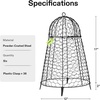 image:imageVIVOSUN Garden Cloches for Plants Rustproof Chicken Wire Cloches with FlipTop Design amp Integrated Folding Stakes Plants Protectors Keep Small Animals Out 6Pack