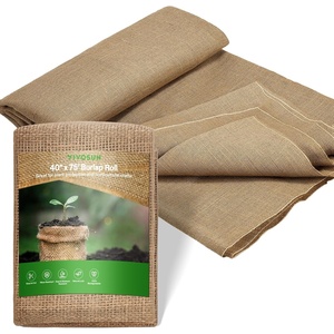 image:imageVIVOSUN 40 in x 13 ft Burlap Fabric High Density Natural Jute Fiber Multipurpose Burlap for Gardening Outdoor Plant Care Weed Barrier DIY Crafts and Decoration40 Inch X 75 Feet