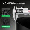 image:imageVIVOSUN 135 x 20 Feet Pond Liner 145 Mil Durable LLDPE Pond Liners for Koi Ponds Aquaculture and Water Gardens Black10 x 13 FT Pack of 2