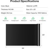 image:imageVIVOSUN 135 x 20 Feet Pond Liner 145 Mil Durable LLDPE Pond Liners for Koi Ponds Aquaculture and Water Gardens Black20 x 25 FT