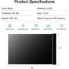 image:imageVIVOSUN 135 x 20 Feet Pond Liner 145 Mil Durable LLDPE Pond Liners for Koi Ponds Aquaculture and Water Gardens Black7 x 10 FT Pack of 2