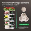 image:imageVIVOSUN 2Pack 5 Tier Vertical Gardening Stackable Planter for Strawberries Flowers Herbs Vegetables BrownIvory