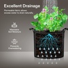image:imageVIVOSUN 5Pack 5 Gallon Grow Bags Heavy Duty 300G Thickened Nonwoven Plant Fabric Pots with HandlesBlack