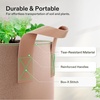 image:imageVIVOSUN 5Pack 5 Gallon Grow Bags Heavy Duty 300G Thickened Nonwoven Plant Fabric Pots with HandlesTan