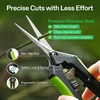 image:imageVIVOSUN 65 Inch Gardening Scissors Hand Pruner Pruning Shear with Straight Stainless Steel Blades Orange 1PackBlack Straight Blade
