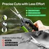 image:imageVIVOSUN 65 Inch Gardening Scissors Hand Pruner Pruning Shear with Straight Stainless Steel Blades Orange 1PackBlack Straight Blade