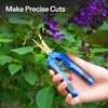 image:imageVIVOSUN 65 Inch Gardening Scissors Hand Pruner Pruning Shear with Straight Stainless Steel Blades Orange 1PackBlue Curved Blade