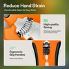image:imageVIVOSUN 65 Inch Gardening Scissors Hand Pruner Pruning Shear with Straight Stainless Steel Blades Orange 1PackOrange Straight Blade