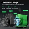 image:imageVIVOSUN 800GPH Submersible Pump3000LH 24W Ultra Quiet Water Fountain Pump with 10ft High Lift with 65ft Power Cord 3 Nozzles for Fish Tank Pond Aquarium Statuary Hydroponics Green