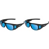 image:imageVIVOSUN Indoor Hydroponics Anti UVA and UVB Grow Room Glasses Goggles with Glasses Case BlueBlue
