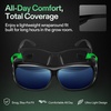 image:imageVIVOSUN Indoor Hydroponics Anti UVA and UVB Grow Room Glasses Goggles with Glasses Case BlueGrey