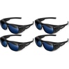 image:imageVIVOSUN Indoor Hydroponics Anti UVA and UVB Grow Room Glasses Goggles with Glasses Case BlueGrey