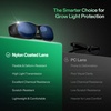 image:imageVIVOSUN Indoor Hydroponics Anti UVA and UVB Grow Room Glasses Goggles with Glasses Case BlueGrey