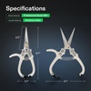 image:imageVIVOSUN Pruning Shears for Gardening Lightweight Plant Pruners for Gardening Garden Scissors for Cutting Flowers Trimming Branches Indoor Plant Scissors Stylish Garden Gifts for WomenQShaped Pruner