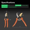 image:imageVIVOSUN Pruning Shears for Gardening Lightweight Plant Pruners for Gardening Garden Scissors for Cutting Flowers Trimming Branches Indoor Plant Scissors Stylish Garden Gifts for WomenBypass Pruner