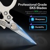 image:imageVIVOSUN Pruning Shears for Gardening Lightweight Plant Pruners for Gardening Garden Scissors for Cutting Flowers Trimming Branches Indoor Plant Scissors Stylish Garden Gifts for WomenQShaped Pruner