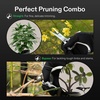 image:imageVIVOSUN Pruning Shears for Gardening Lightweight Plant Pruners for Gardening Garden Scissors for Cutting Flowers Trimming Branches Indoor Plant Scissors Stylish Garden Gifts for WomenQShaped Pruner