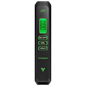 image:imageVIVOSUN Digital pH Meter 001pH High Accuracy Pen Type pH Tester for Hydroponics Household Drinking Pool and Aquarium Yellow UL CertifiedBlack