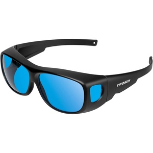 image:imageVIVOSUN Indoor Hydroponics Anti UVA and UVB Grow Room Glasses Goggles with Glasses Case BlueBlue