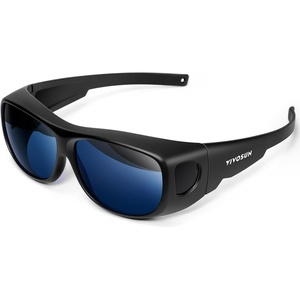image:imageVIVOSUN Indoor Hydroponics Anti UVA and UVB Grow Room Glasses Goggles with Glasses Case BlueGrey
