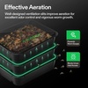 image:imageVIVOSUN 5Layer Worm Compost Bin 50L Worm Composter Easy Setup Inclusive Worm Farm Kit for Recycling Food Waste3Layer