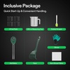 image:imageVIVOSUN 5Layer Worm Compost Bin 50L Worm Composter Easy Setup Inclusive Worm Farm Kit for Recycling Food Waste3Layer