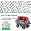 image:imageVIVOSUN Cargo Net for Garden Wagon 36 X 30 Heavy Duty Nylon Netting with Storage Bag for Folding Wagon Beach Cart Garden Cart Trolley Cart Black36 X 30