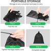 image:imageVIVOSUN Cargo Net for Garden Wagon 36 X 30 Heavy Duty Nylon Netting with Storage Bag for Folding Wagon Beach Cart Garden Cart Trolley Cart Black36 X 30