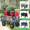 image:imageVIVOSUN Cargo Net for Garden Wagon 36 X 30 Heavy Duty Nylon Netting with Storage Bag for Folding Wagon Beach Cart Garden Cart Trolley Cart Black36 X 30